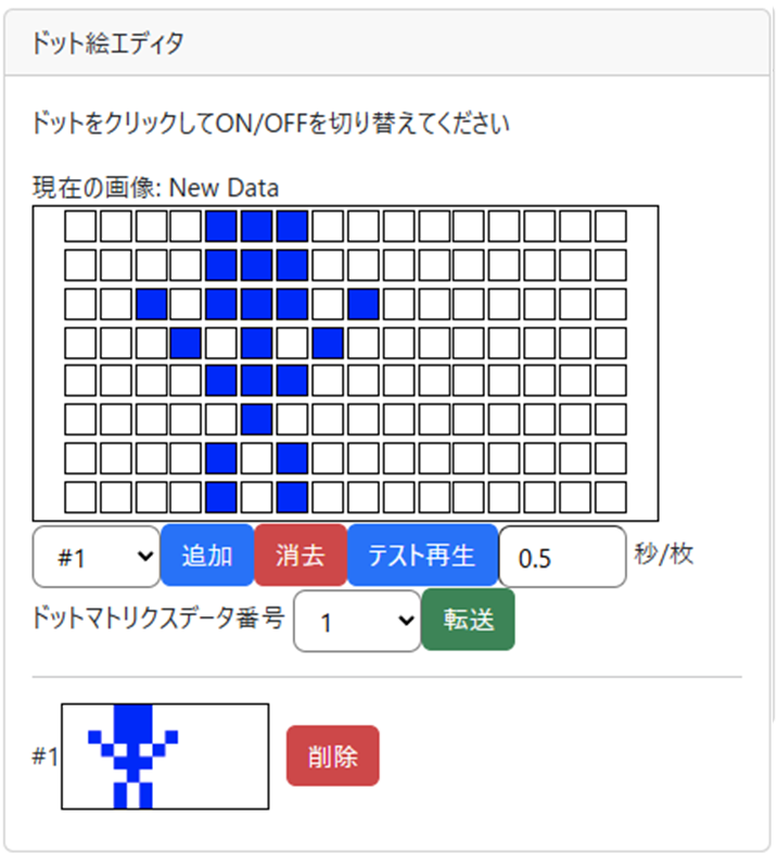 ドット絵アニメーション例