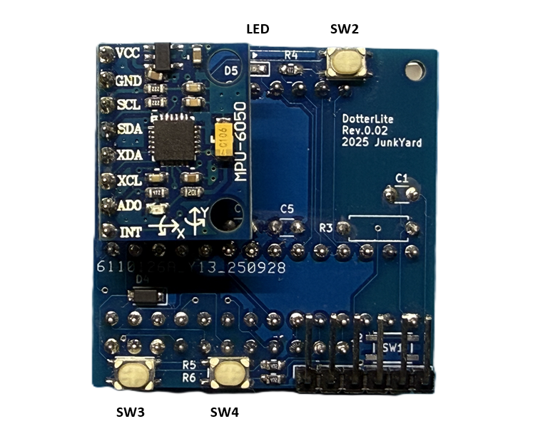 ドッターLiteのボタン配置